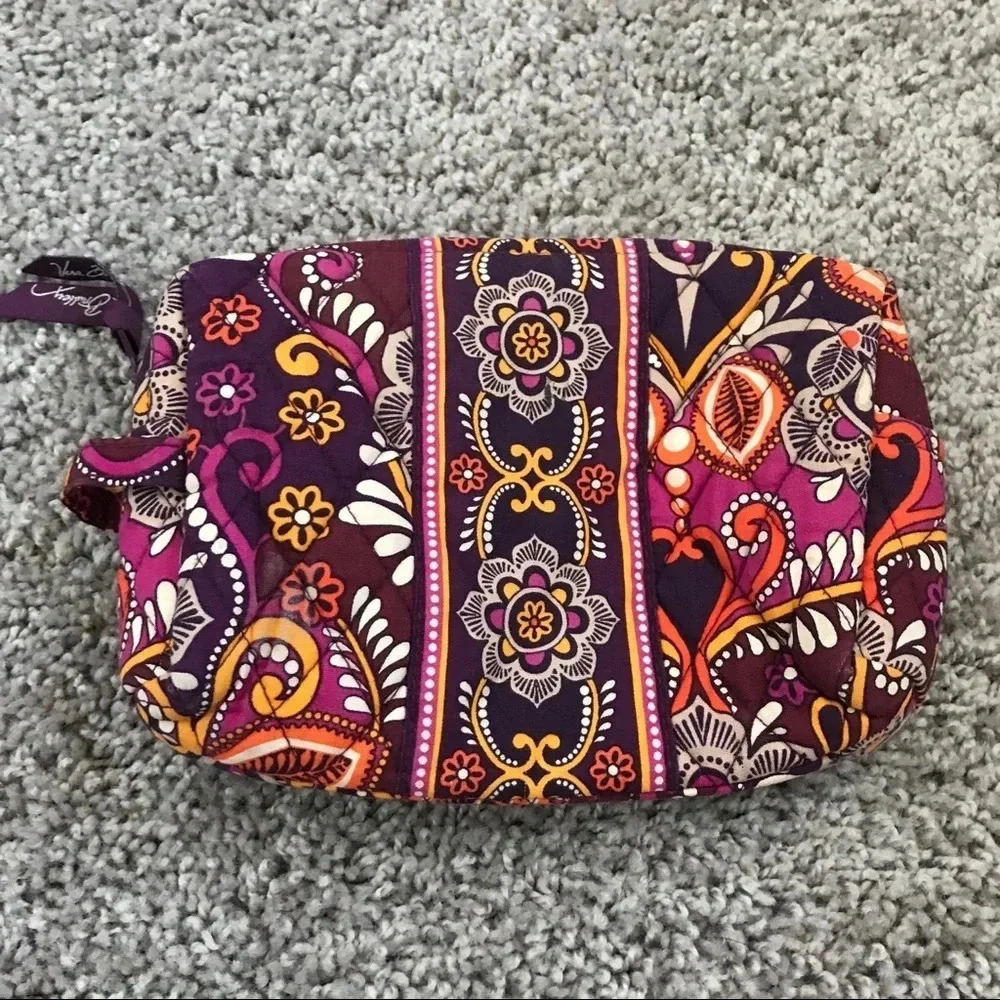 Vera Bradley Safari Sunset Medium Makeup Bag